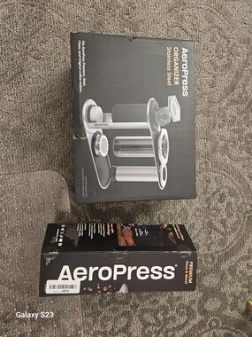 Set AeroPress ® Premium Metal Coffee Maker & Organizer